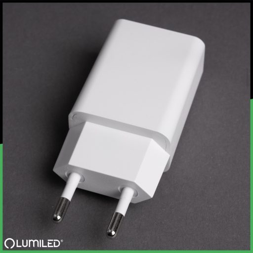 Töltő Tápegység 1x USB 5V/1A DC Adapter Asztali Lámpák Fehér Lumiled