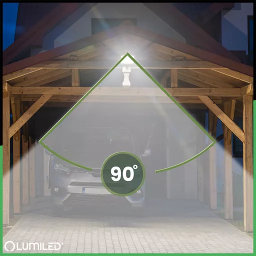 Világos kültéri LED reflektor 100W 11000lm 4000K Vízálló IP65 LUMILED