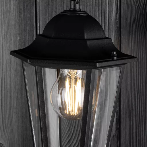 Kültéri Függőlámpa E27 LANTERN Fekete BELLIS LUMILED
