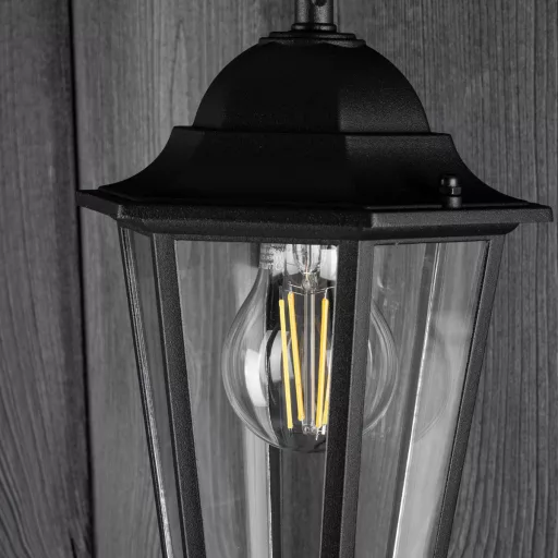 Kültéri Függőlámpa E27 LANTERN Fekete BELLIS LUMILED