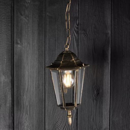 Kültéri kerti függőlámpa E27 LANTERN Patina BELLIS LUMILED