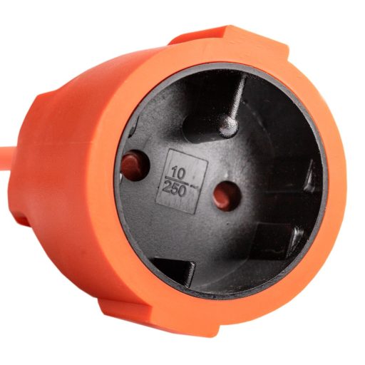 Kerti hosszabbító kábel építési szimpla 1 aljzat 30m narancssárga zsinór GRIDEN Lumiled