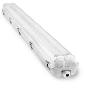   10x ARMATÚRA 120CM 2X T8 LED + 20x G13 LED FÉNYCSŐ 4000K 1800 LUMEN SEMLEGES ECOLIGHT