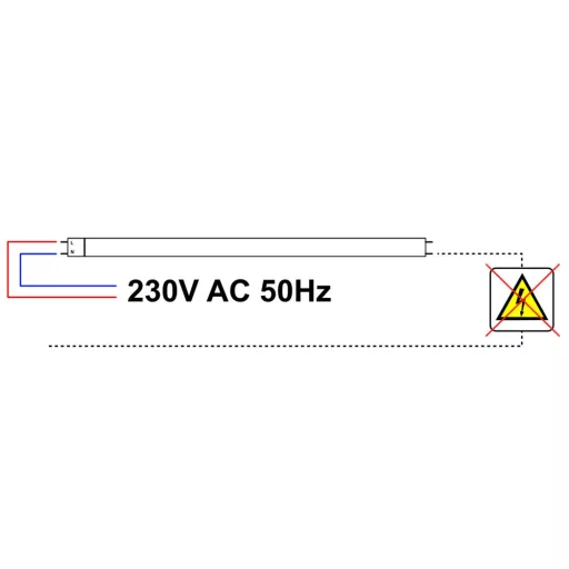 10x ARMATÚRA 120CM 2X T8 LED + 20x G13 LED FÉNYCSŐ 4000K 1800 LUMEN SEMLEGES ECOLIGHT